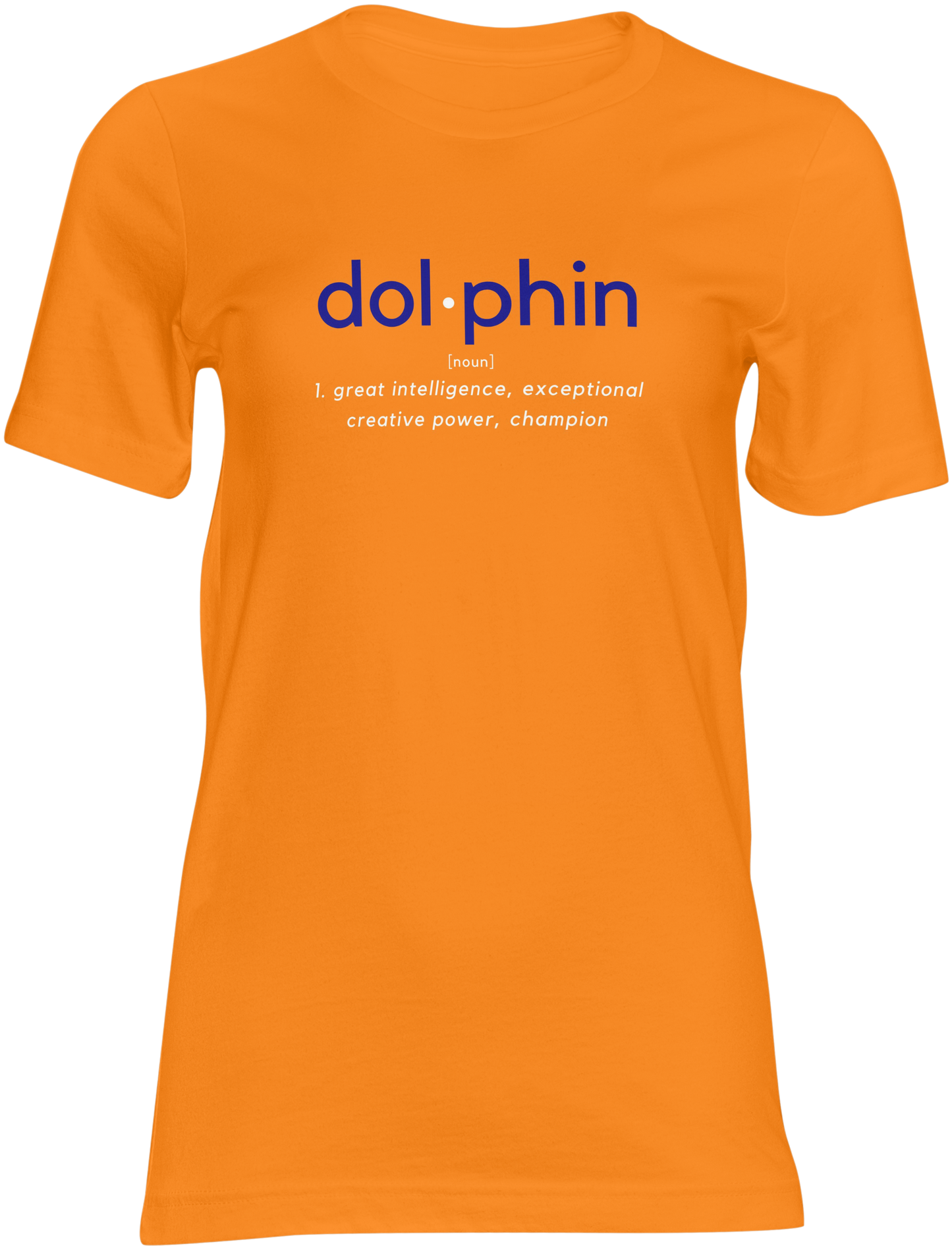 Dolphin Definition - Orange