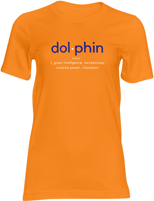 Dolphin Definition - Orange